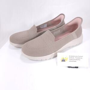 Skechers Slip ins On The Go Walking Athletic Shoe Womens Size 8.5 138181 Taupe